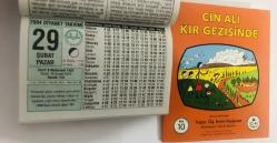 29 Şubat 2004 hediyelik orijinal Diyanet takvim yaprağı (Cin Ali kitabı hediyeli:)