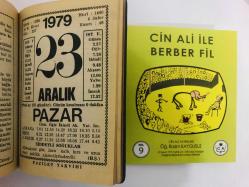23 Aralık 1979 hediyelik orijinal Fazilet takvim yaprağı (Cin Ali kitabı hediyeli:)