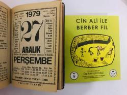 27 Aralık 1979 hediyelik orijinal Fazilet takvim yaprağı (Cin Ali kitabı hediyeli:)