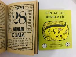 28 Aralık 1979 hediyelik orijinal Fazilet takvim yaprağı (Cin Ali kitabı hediyeli:)