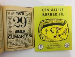 29 Aralık 1979 hediyelik orijinal Fazilet takvim yaprağı (Cin Ali kitabı hediyeli:)