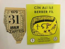 31 Aralık 1979 hediyelik orijinal Fazilet takvim yaprağı (Cin Ali kitabı hediyeli:)