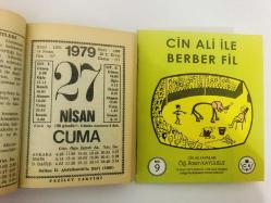 27 Nisan 1979 hediyelik orijinal Fazilet takvim yaprağı (Cin Ali kitabı hediyeli:)