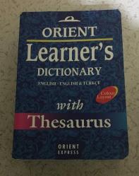 ORIENT Learner's DICTIONARY [ENGLISH-ENGLISH - TÜRKÇE] with Thesaurus [2.EL KİTAPTIR]