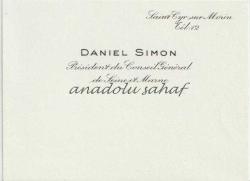 Kartvizit: Daniel Simon - Resident du Conseil General de Seine et Marne