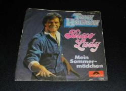 SADECE KAPAKTIR !! PLAK YOKTUR * 45LİK KAPAĞI * TONY HOLIDAY * DISCO LADY