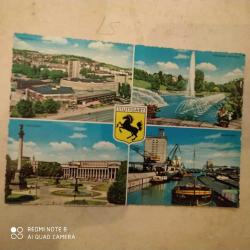 KRT91--1965 STUTTGART PARÇALI ALMANYA KARTPOSTALI