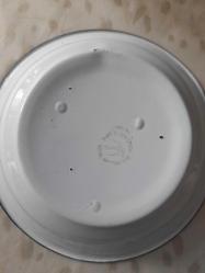 ÇİNKO EMAYE YEMEK TABAĞI ATIKLI ÇİFT TAVUSKUŞU