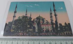 OSMANLI DÖNEMİ İSTANBUL SULTAN AHMET ORİJİNAL POSTA KARTI SS2YY3 ÇOK ÇOK NADİR