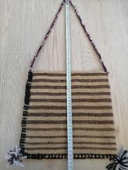 VİNTAGE EL DOKUMA KİLİM ÇANTA YÖRESEL ÇANTA OMUZ ÇANTASI