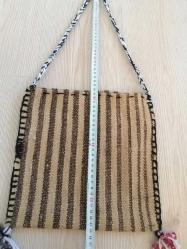 VİNTAGE EL DOKUMA KİLİM ÇANTA YÖRESEL ÇANTA OMUZ ÇANTASI