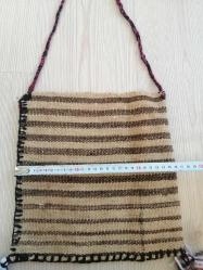 VİNTAGE EL DOKUMA KİLİM ÇANTA YÖRESEL ÇANTA OMUZ ÇANTASI
