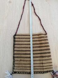 VİNTAGE EL DOKUMA KİLİM ÇANTA YÖRESEL ÇANTA OMUZ ÇANTASI