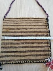 VİNTAGE EL DOKUMA KİLİM ÇANTA YÖRESEL ÇANTA OMUZ ÇANTASI