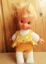 VİNTAGE PLASTİK BEBEK ETLİ BEBEK