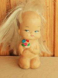 VİNTAGE ORJİNAL PLASTİK FİGÜR ETLİ PLASTİK BEBEK