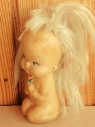 VİNTAGE ORJİNAL PLASTİK FİGÜR ETLİ PLASTİK BEBEK