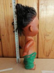 VİNTAGE BİSERKA ZAGREP ART 195 DAMGALI ESMER BEBEK ETLİ PLASTİK BEBEK