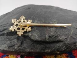 VİNTAGE KRAVAT İĞNESİ KAR TANESİ TEMALI KRAVAT İĞNESİ