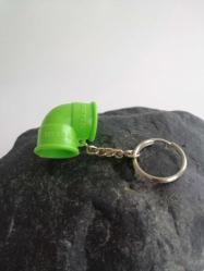 Mavi Plastik Su Borusu Anahtarlık Tesisat Anahtarlık