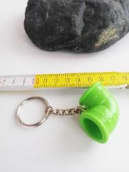 Mavi Plastik Su Borusu Anahtarlık Tesisat Anahtarlık