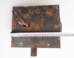 Antika El Yapımı Anahtarlı Demir Kapı Kilidi -- Eski Tip Kilit - Büyük Boy Köy Kapısı Kilit