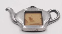 Dökme Alüminyum Fotoğraf Resim Çerçevesi Çaydanlık Şeklinde Minik Çerçeve Otantik Yöresel