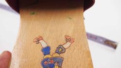 Sanat Taciri El Yapımı Karikatür Karagöz Hacıvat Nalin - Duvar SüsüTakunya - Ahşap Terlik no 2