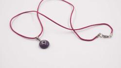 Sanat Taciri- El Yapımı El İş Eskilerden Cam Nazar Boncuklu Kolye - Bileklik - Takı Turuncu