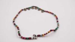 Sanat Taciri- El İşi Eskilerden Antika Tuğra Paralı Boncuk Kolye