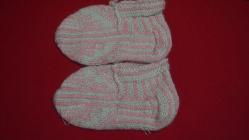 Sanat Taciri- Eskilerde El işi Örme Patik Otantik - Çeyizlik