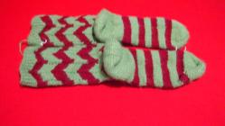 Sanat Taciri- Eskilerde El işi Örme Patik Otantik - Çeyizlik