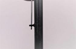 SIFIR- Sanat Taciri-- Flama- Siyah Ay yıldız Başlıklı Koruma Demiri - Eskort Demiri Türk Bayrağı