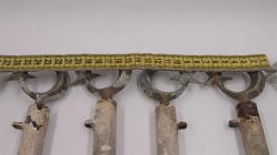 1 Adet Ay yıldız Başlıklı Eskort Demiri - Türk Bayrağı - Metal Özel Yapım Demir