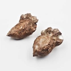 Antika El Yapımı 2 Adet Kuş Biblosu -- Sanatsal Kuş Bibloları