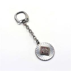 Antika Akbank Logo Mineli Metal Anahtarlık