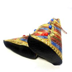 Bot - Çizme Şeklinde Nazarlık -- Duvara Asmalı Çarık Şeklinde Nazarlık - Duvar Süsü