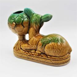 Eskilerden El İşi Geyik Vazo -- Kalemlik