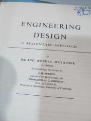 Engineering Design: A Systematic Approach