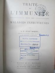 Traité de L'immunité dans les maladies infectieuses - Dr. Jules Bordet