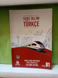 YEDİ İKLİM TÜRKÇE YUNUS EMRE ENSTİTÜSÜ TÜRKÇE ÖĞRETİM SETİ DERS KİTABI + ÇALIŞMA KİTABI SEVİYE B1 ( CD YOK)(açıklamayı okuyunuz)  - İKİNCİ EL