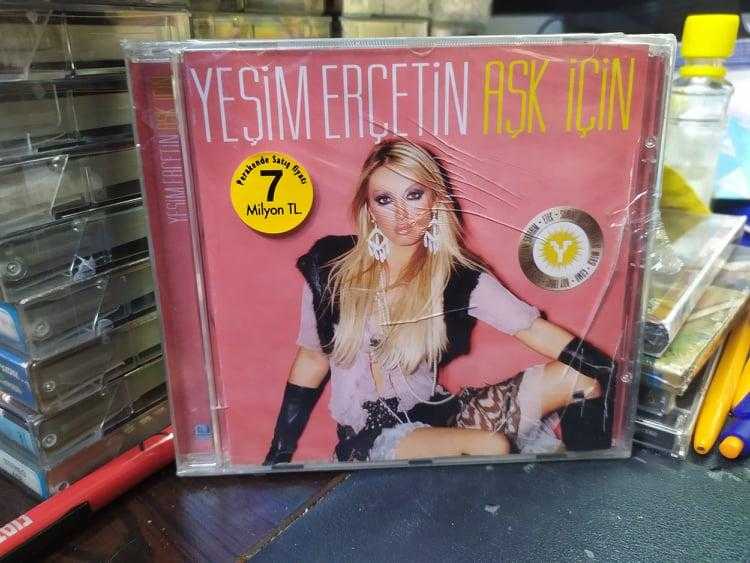 YEŞİM ERÇETİN AŞK İÇİN AMBALAJLI CD Efemera kitantik  