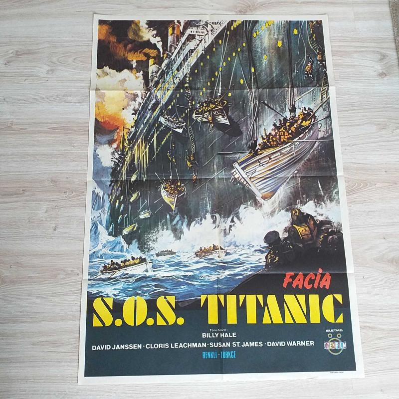 S.O.S. TITANIC FACİA FİLM AFİŞİ 1980/81 - Efemera - Kitantik.