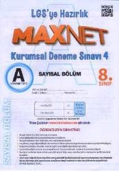 8. Sınıf Maxnet LGS'ye Hazırlık Kurumsal Deneme Sınavı 4 Saysal Bölüm A + B Kitapçığı (2 Kitap Takım)