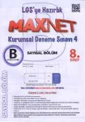 8. Sınıf Maxnet LGS'ye Hazırlık Kurumsal Deneme Sınavı 4 Saysal Bölüm A + B Kitapçığı (2 Kitap Takım)