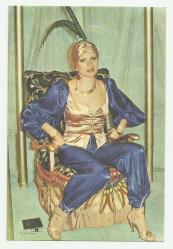 ORİJİNAL DÖNEM BASKISI SÜPERSTAR AJDA PEKKAN KARTPOSTALI...