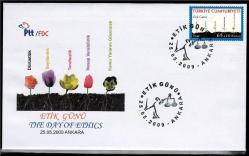 FDC.719 2009 ETİK GÜNÜ FDC
