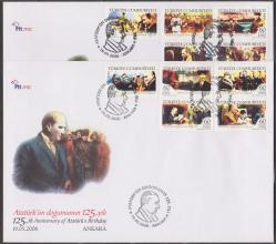 FDC.654 2006 ATATÜRK'ÜN DOĞUMUNUN 125.YILI 2 ZARF FDC