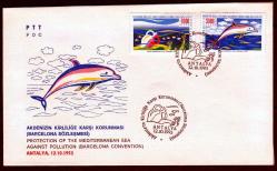FDC.474 1993 AKDENİZ'İN KİRLİLİĞE KARŞI KORUNMASI FDC
