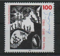 1993 100.GEBURSTAG HANS LEİP MNH ALMANYA